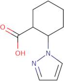 2-(1H-Pyrazol-1-yl)cyclohexane-1-carboxylic acid