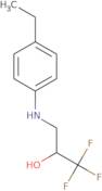 3-[(4-Ethylphenyl)amino]-1,1,1-trifluoropropan-2-ol