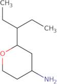 2-(Pentan-3-yl)oxan-4-amine