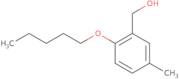 (5-Methyl-2-(pentyloxy)phenyl)methanol