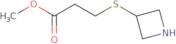 Methyl 3-(azetidin-3-ylsulfanyl)propanoate