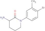 3-Amino-1-(4-bromo-3-methylphenyl)piperidin-2-one