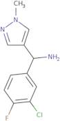 (3-Chloro-4-fluorophenyl)(1-methyl-1H-pyrazol-4-yl)methanamine