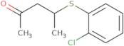 4-[(2-Chlorophenyl)sulfanyl]pentan-2-one