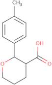 2-(4-Methylphenyl)oxane-3-carboxylic acid