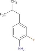 2-Fluoro-4-(2-methylpropyl)aniline