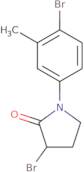 3-Bromo-1-(4-bromo-3-methylphenyl)pyrrolidin-2-one