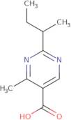 2-(Butan-2-yl)-4-methylpyrimidine-5-carboxylic acid