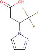 4,4,4-Trifluoro-3-(1H-pyrazol-1-yl)butanoic acid