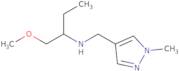 1-Methoxy-N-[(1-methylpyrazol-4-yl)methyl]butan-2-amine