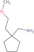 [1-(2-Methoxyethyl)cyclopentyl]methanamine
