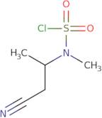 3-[(Chlorosulfonyl)(methyl)amino]butanenitrile