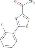 1-[2-(2-Fluorophenyl)-1,3-thiazol-4-yl]ethan-1-one
