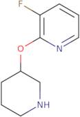 3-Fluoro-2-(piperidin-3-yloxy)pyridine