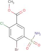 Methyl 4-bromo-2-chloro-5-sulfamoylbenzoate