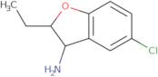 5-Chloro-2-ethyl-2,3-dihydro-1-benzofuran-3-amine