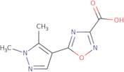 5-(1,5-Dimethylpyrazol-4-yl)-1,2,4-oxadiazole-3-carboxylic acid