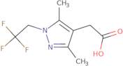 2-[3,5-Dimethyl-1-(2,2,2-trifluoroethyl)-1H-pyrazol-4-yl]acetic acid