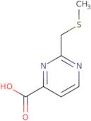 2-[(Methylsulfanyl)methyl]pyrimidine-4-carboxylicacid