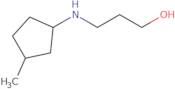 3-[(3-Methylcyclopentyl)amino]propan-1-ol