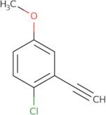 1-Chloro-2-ethynyl-4-methoxybenzene
