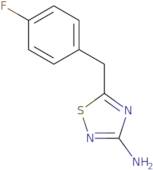 5-[(4-Fluorophenyl)methyl]-1,2,4-thiadiazol-3-amine