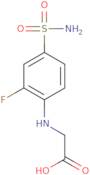 2-[(2-Fluoro-4-sulfamoylphenyl)amino]acetic acid