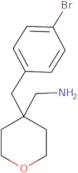 4-[(4-Bromophenyl)methyl]oxan-4-ylmethanamine