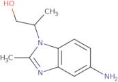 2-(5-Amino-2-methyl-1H-1,3-benzodiazol-1-yl)propan-1-ol