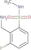 2-(Aminomethyl)-3-fluoro-N-methylbenzene-1-sulfonamide