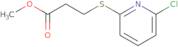 Methyl 3-[(6-chloropyridin-2-yl)sulfanyl]propanoate