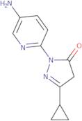 1-(5-Aminopyridin-2-yl)-3-cyclopropyl-4,5-dihydro-1H-pyrazol-5-one