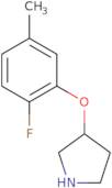 3-(2-Fluoro-5-methylphenoxy)pyrrolidine