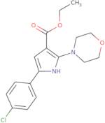 5-(4-Chloro-phenyl)-2-morpholin-4-yl-1H-pyrrole-3-carboxylic acid ethyl ester