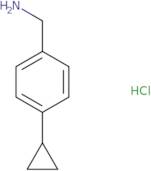 (4-Cyclopropylphenyl)methanamine hydrochloride