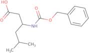 (S)-3-(Cbz-amino)-5-methylhexanoic acid
