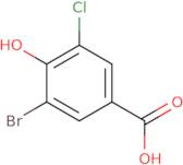 3-Bromo-5-chloro-4-hydroxybenzoic acid