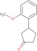 3-(2-Methoxyphenyl)cyclopentan-1-one