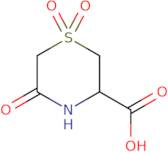 (R)â€‹-5-â€‹Oxo-â€‹3-â€‹thiomorpholinecarboxâ€‹ylic acid 1,â€‹1-â€‹dioxide