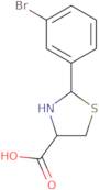 2-(3-Bromophenyl)-1,3-thiazolidine-4-carboxylic acid