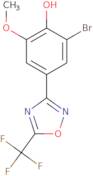 2-Bromo-6-methoxy-4-[5-(trifluoromethyl)-1,2,4-oxadiazol-3-yl]phenol