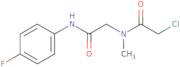 2-Chloro-N-{[(4-fluorophenyl)carbamoyl]methyl}-N-methylacetamide