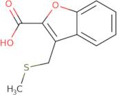 3-[(Methylsulfanyl)methyl]-1-benzofuran-2-carboxylic acid
