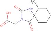 2-(6-Methyl-2,4-dioxo-1,3-diazaspiro[4.5]decan-3-yl)acetic acid