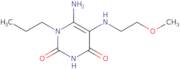 6-Amino-5-[(2-methoxyethyl)amino]-1-propyl-1,2,3,4-tetrahydropyrimidine-2,4-dione