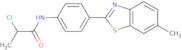 2-Chloro-N-[4-(6-methyl-1,3-benzothiazol-2-yl)phenyl]propanamide