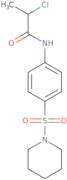 2-Chloro-N-[4-(piperidine-1-sulfonyl)phenyl]propanamide