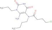 N-(6-Amino-2,4-dioxo-1-propyl-1,2,3,4-tetrahydropyrimidin-5-yl)-N-butyl-4-chlorobutanamide