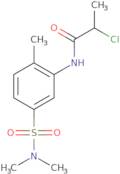 2-Chloro-N-[5-(dimethylsulfamoyl)-2-methylphenyl]propanamide