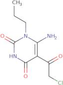 6-Amino-5-(2-chloroacetyl)-1-propyl-1,2,3,4-tetrahydropyrimidine-2,4-dione